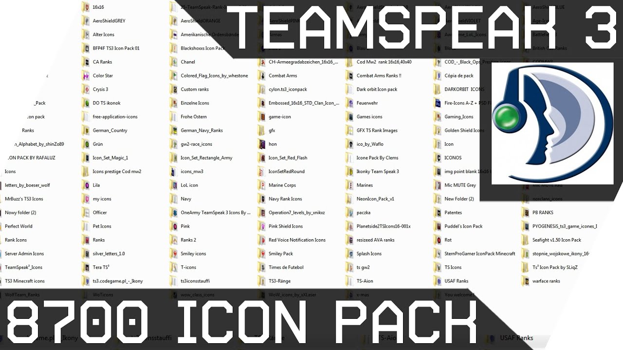 teamspeak icons pack download